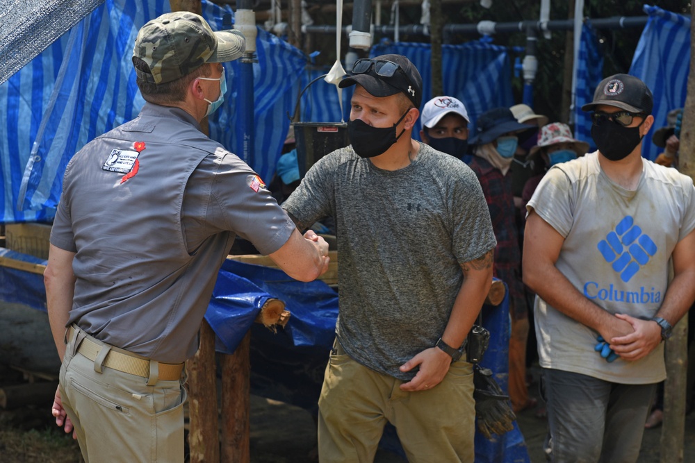 Detachment 2 Commander tours recovery site