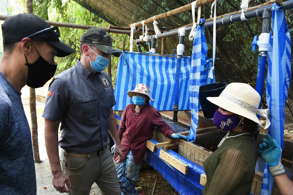 Detachment 2 Commander tours recovery site