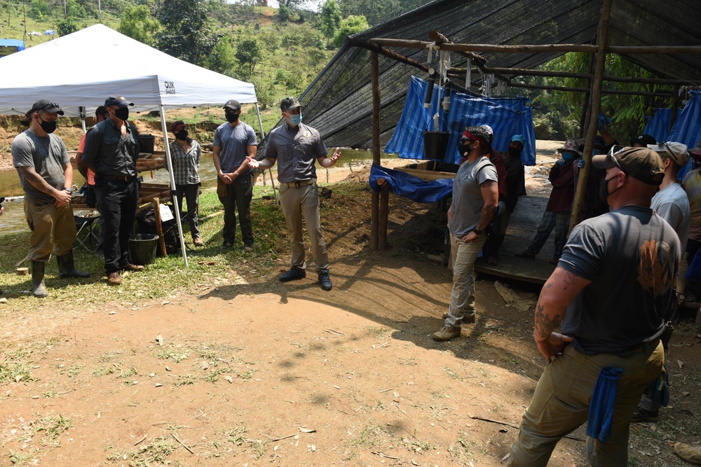 Detachment 2 Commander tours recovery site