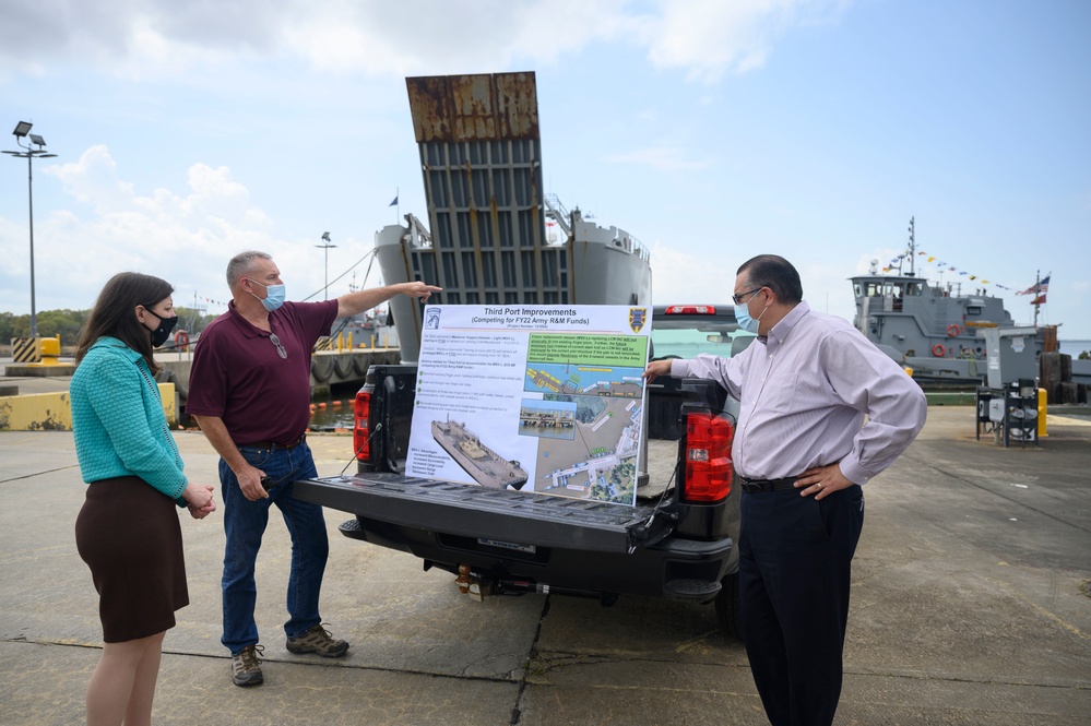 Congresswoman Luria visits JBLE