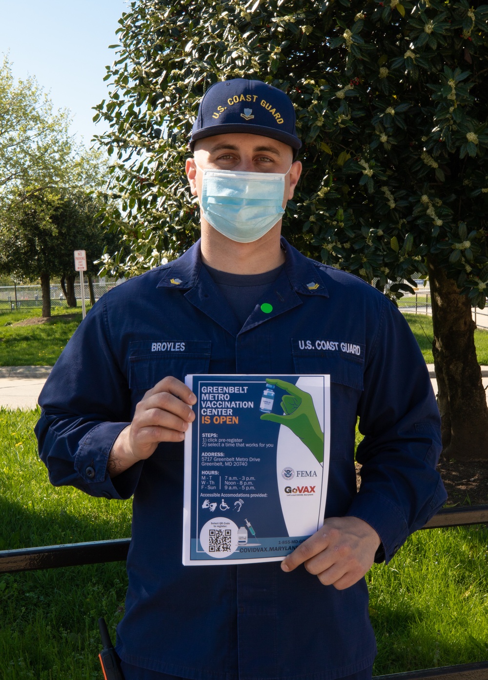 U.S. service members continue to support FEMA in the fight against COVID-19 at the Greenbelt Metro CVC