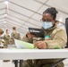 U.S. service members continue to support FEMA in the fight against COVID-19 at the Greenbelt Metro CVC