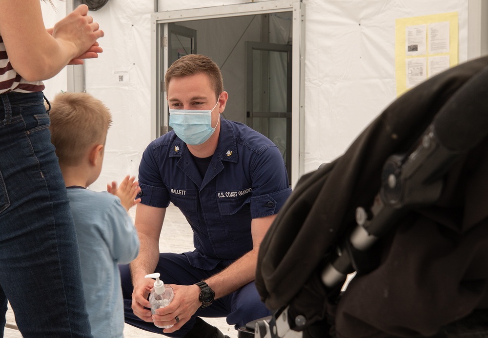 U.S. service members continue to support FEMA in the fight against COVID-19 at the Greenbelt Metro CVC