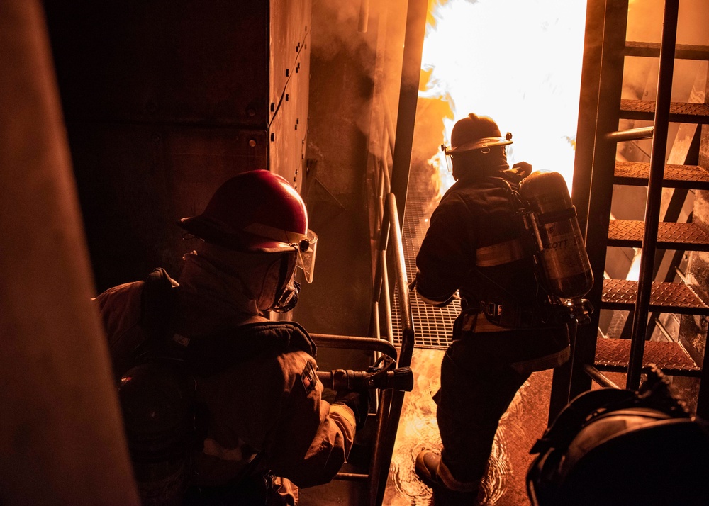 Expeditionary Strike Group 7 Firefighting Training