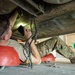 101st Division Sustainment Brigade Troops Perform Motor Pool Maintenance Checks