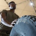 101st Division Sustainment Brigade Troops Perform Motor Pool Maintenance Checks