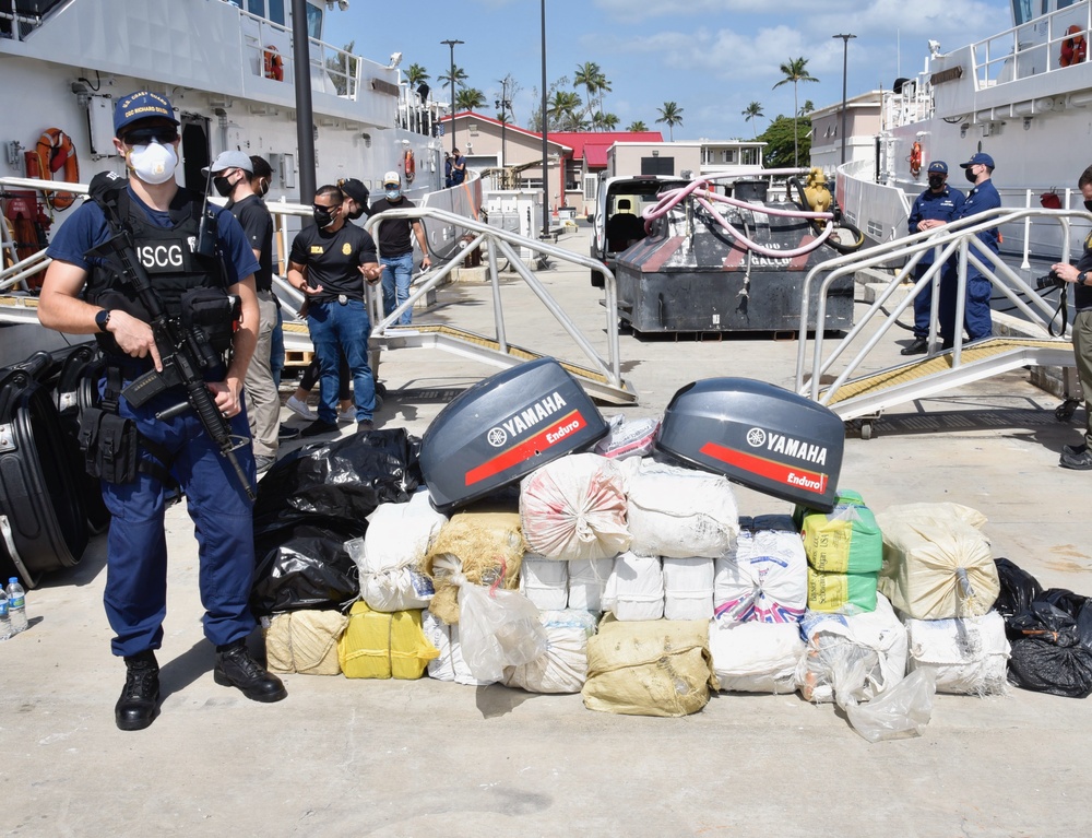 Coast Guard offloads nearly $20 million in seized cocaine in San Juan, Puerto Rico