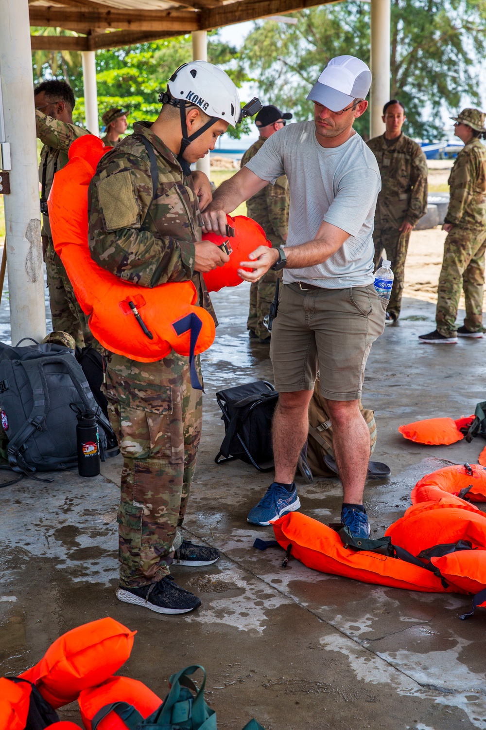 Joint Task Force-Bravo conducts overwater survival training