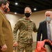 Maj. Gen. Neely Visits Service Members Working Vaccination Site at Illinois State University