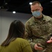 Maj. Gen. Neely Visits Service Members Working Vaccination Site at Illinois State University