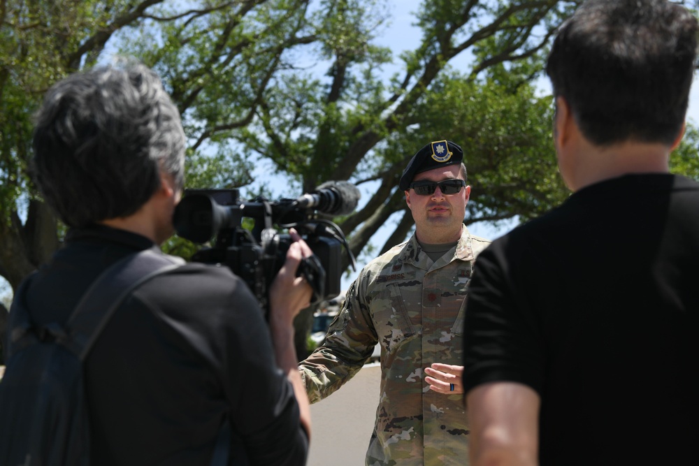Japanese media visits Tyndall