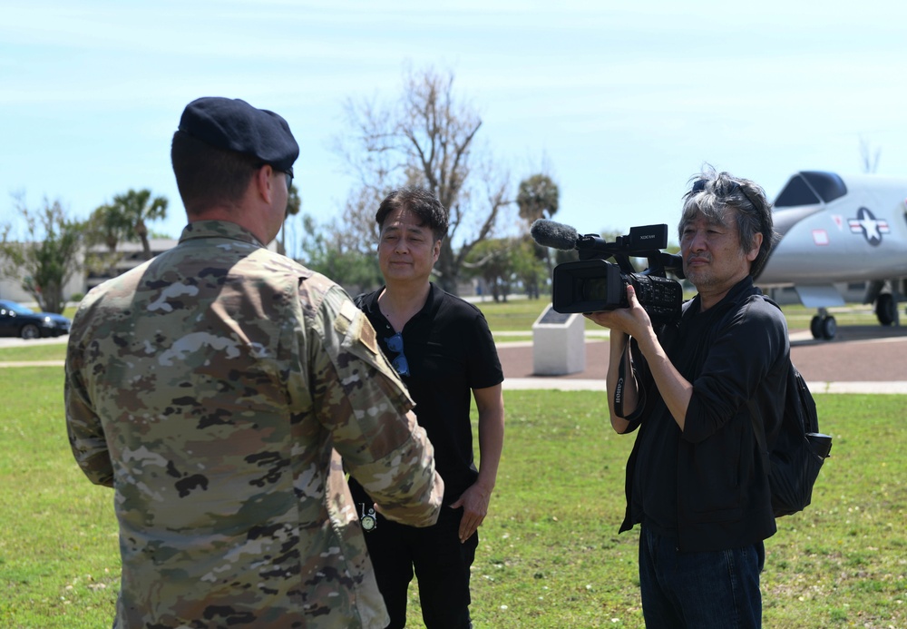 Japanese media visits Tyndall