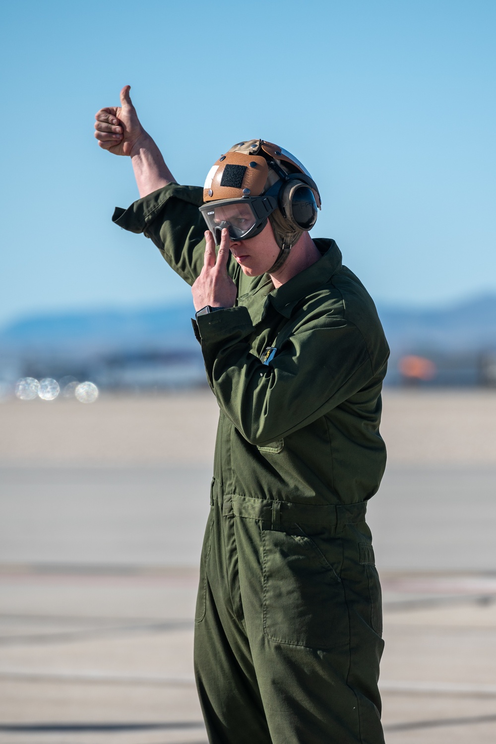 Marines train at Gowen Field