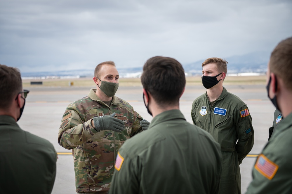 Air Force Academy Cadets Participate in Aircraft Familiarization