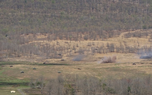 1-109th FA sends rounds down range during Table VI Qualification
