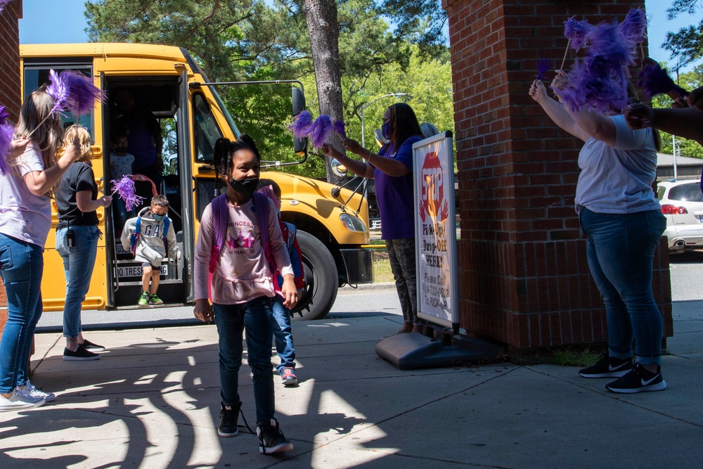 SJAFB Purple Up Day