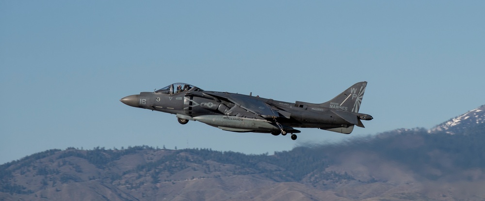 VMA-223 Trains at Night in Idaho