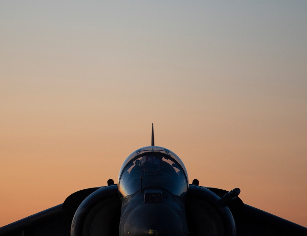 VMA-223 Trains at Night in Idaho