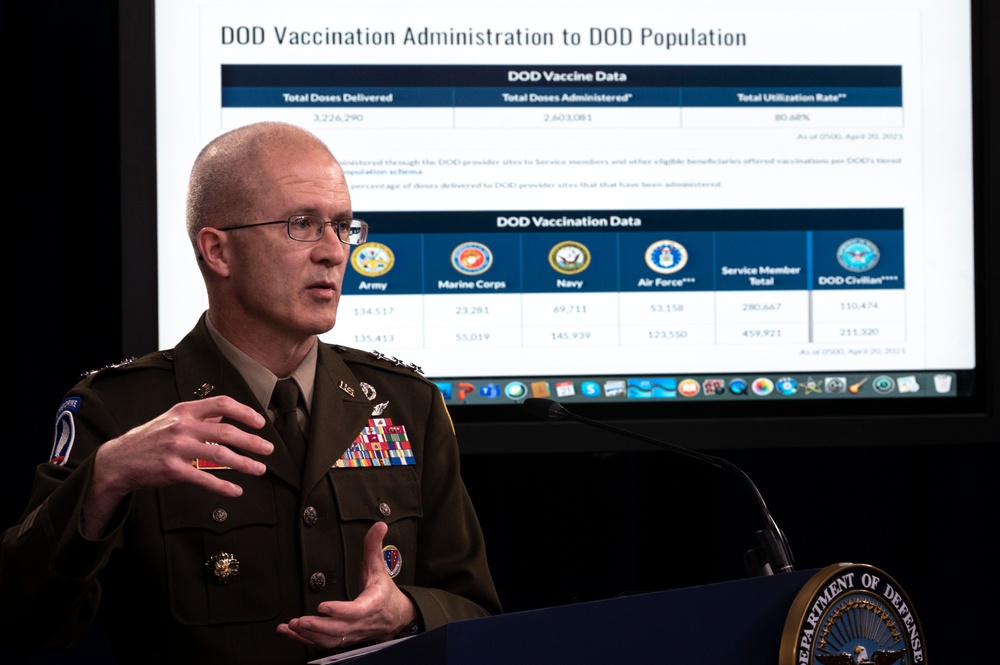 DoD Officials Provide COVID-19 Update