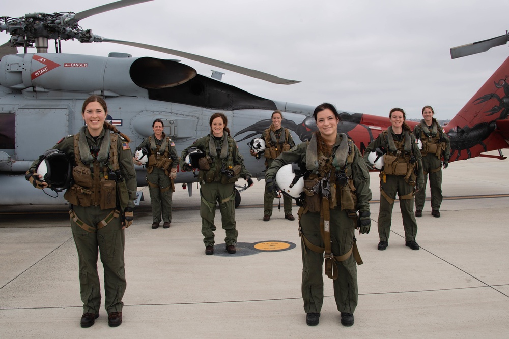 HSM-49 Conducts First All-female Training Flight