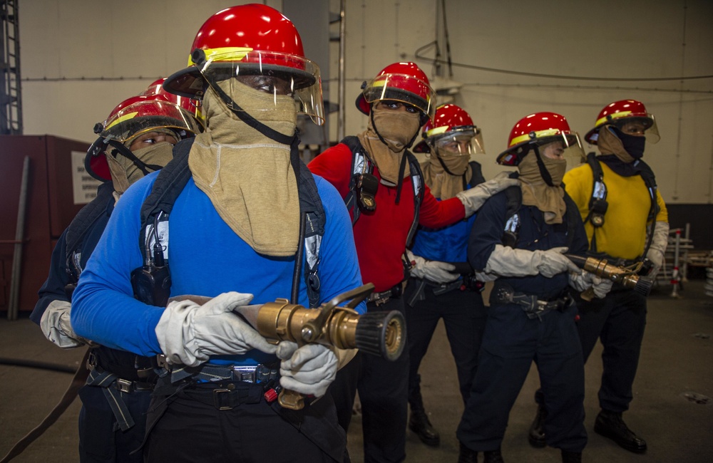 USS Harry S. Truman (CVN 75) is currently in Norfolk Naval Shipyard for its Extended Carrier Incremental Availability (ECIA).