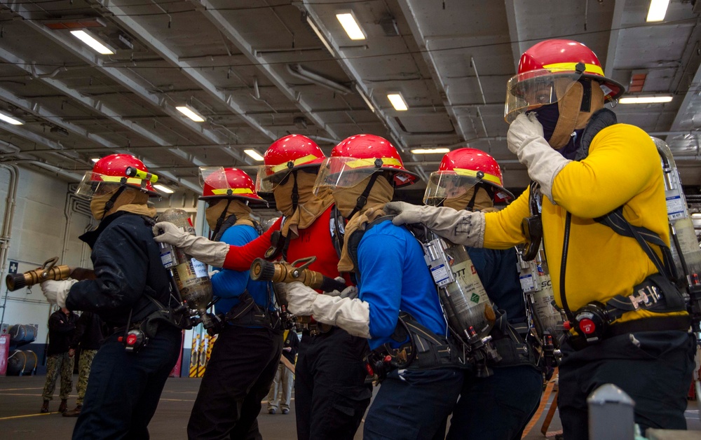 USS Harry S. Truman (CVN 75) is currently in Norfolk Naval Shipyard for its Extended Carrier Incremental Availability (ECIA).