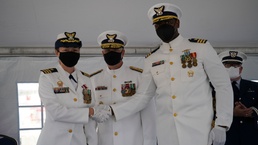 Coast Guard Cutter Harriet Lane welcomes new commanding officer