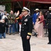 Future Sailors sworn in at the Alamo during San Antonio Navy Week