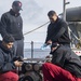 USS Carter Hall Conducts Shipboard Preservation