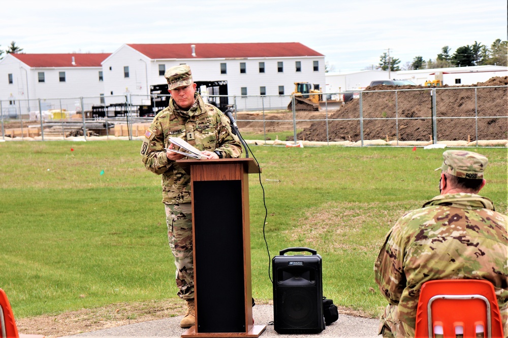 Ground-breaking ceremony held for newest barracks project at Fort McCoy