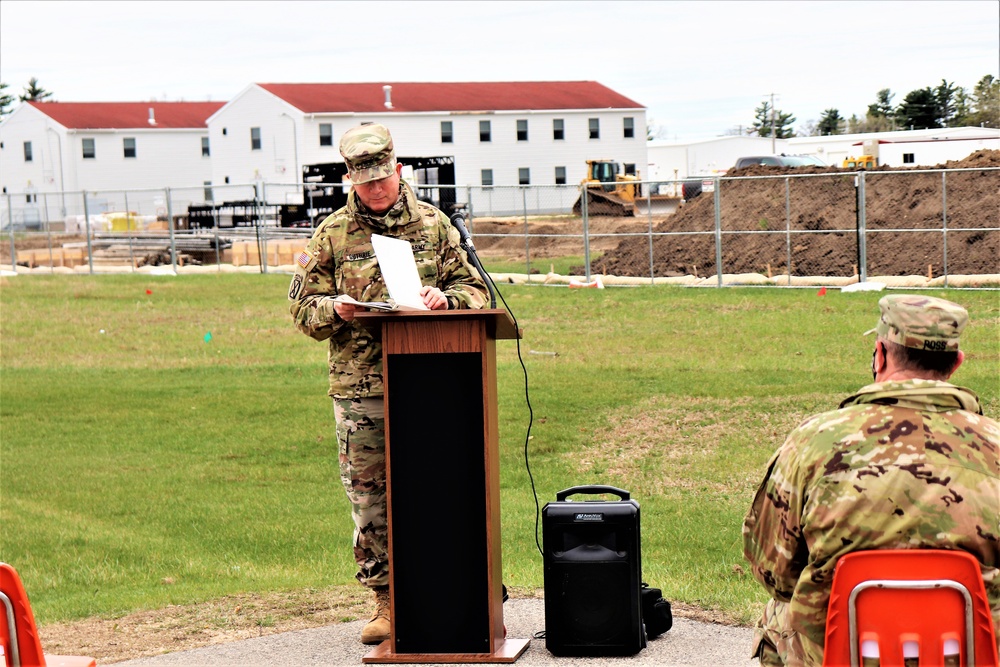 Ground-breaking ceremony held for newest barracks project at Fort McCoy