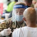 Atlanta Community Vaccination Center Soldiers Administering Vaccines