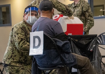 Tulsa Oklahoma Covid-19 Vaccination Center Opening Day