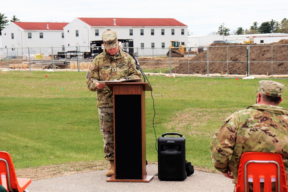 Ground-breaking ceremony held for newest barracks project at Fort McCoy