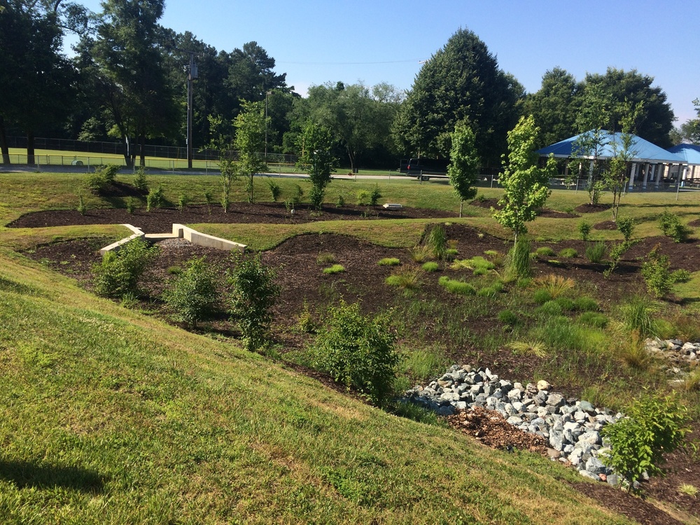 Biorentention Garden at NSA Bethesda