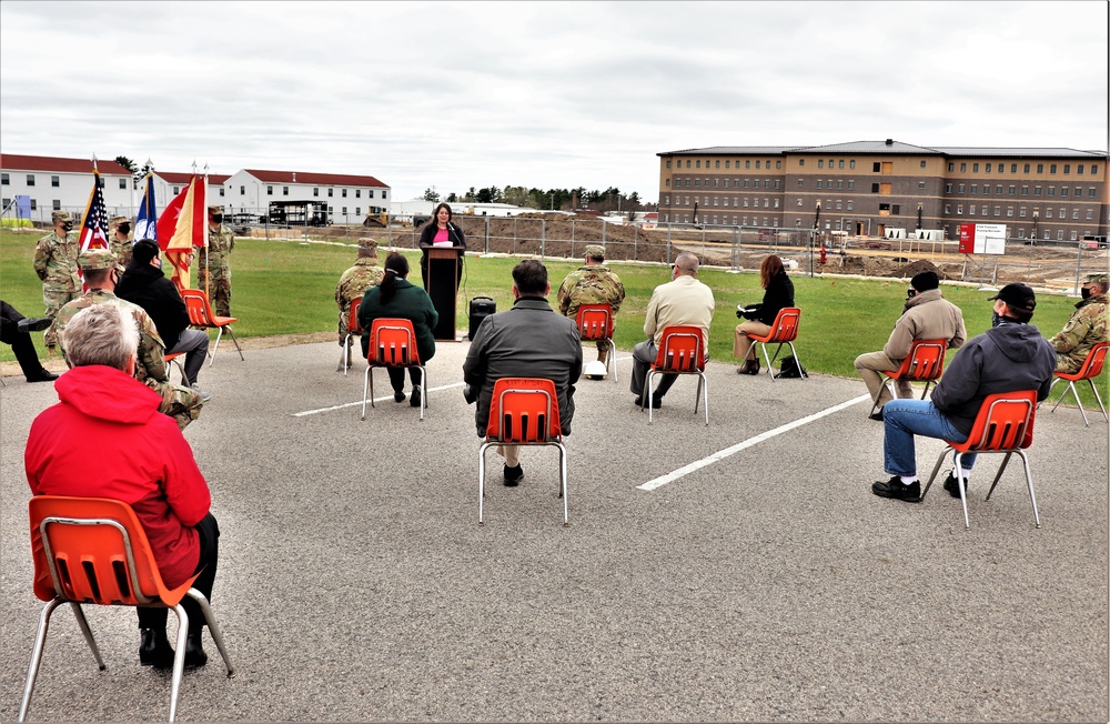 Ground-breaking ceremony held for newest barracks project at Fort McCoy