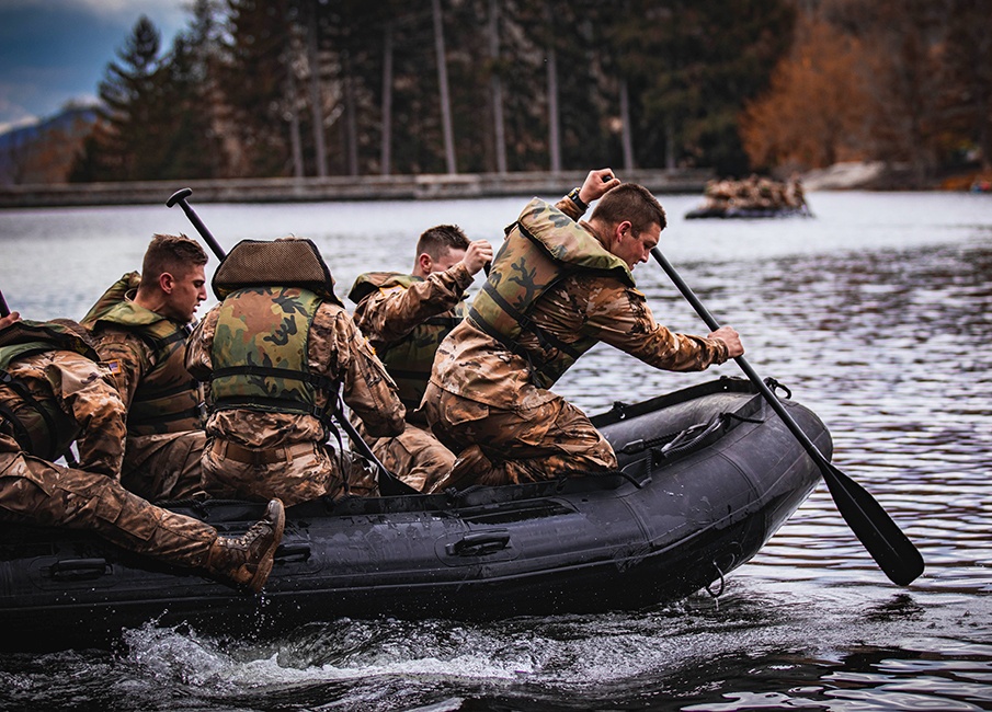 Cadet test mettle while braving gauntlet of Sandhurst competition