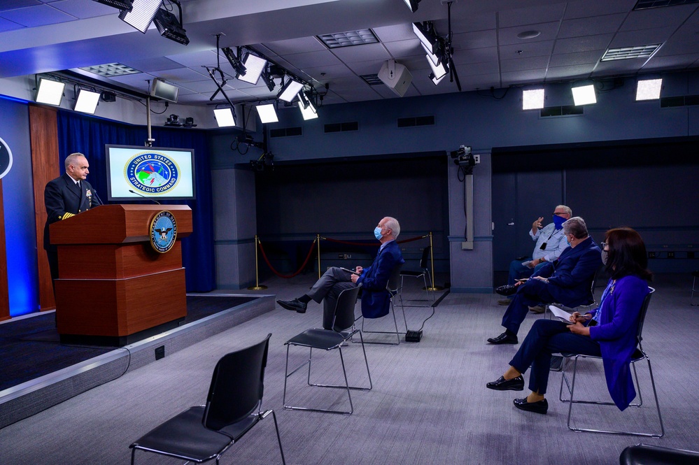 US Strategic Command holds press briefing