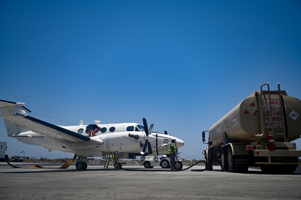 C-12 airlift operations at CLDJ