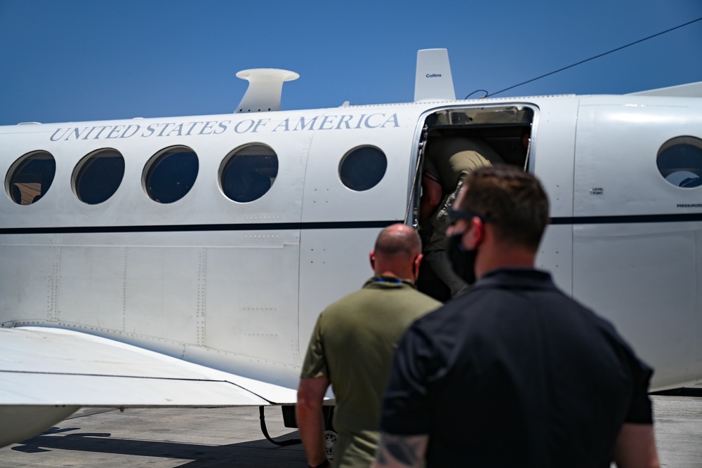 C-12 airlift operations at CLDJ