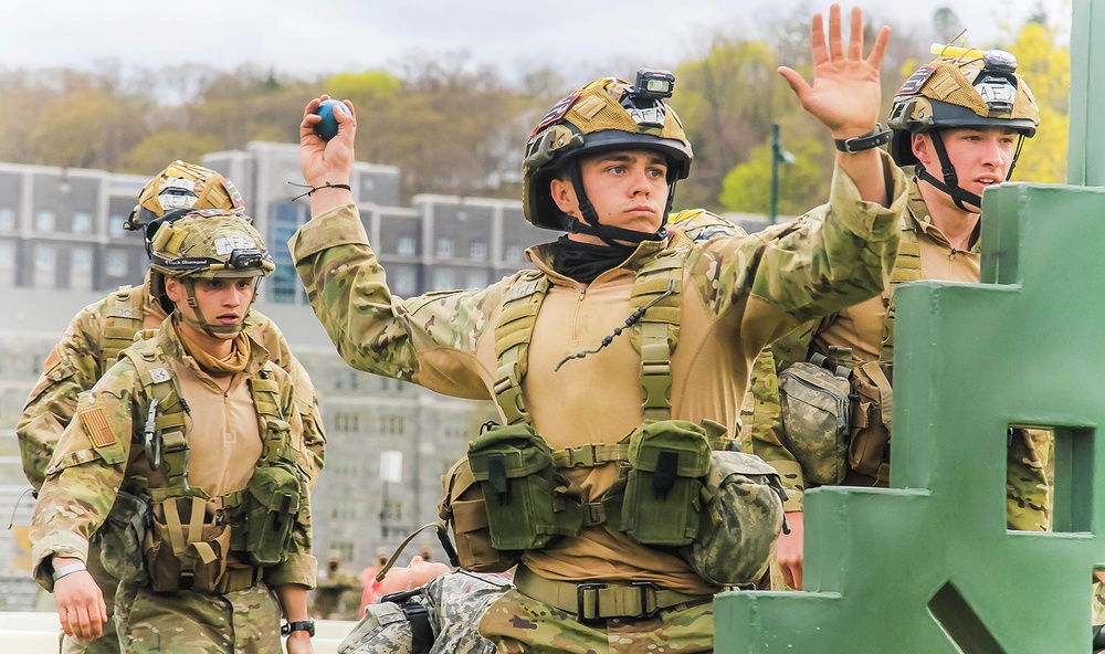 Cadets test mettle while braving gauntlet of Sandhurst competition