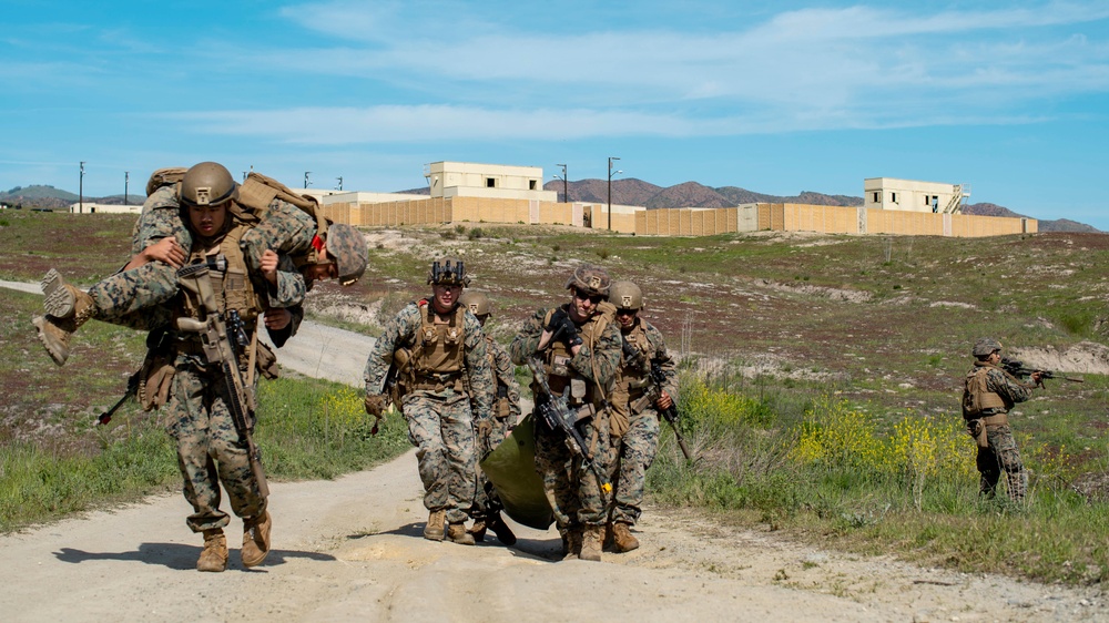 BLT 1/1, 11th MEU Conducts Heliborne Raid at MCB Camp Pendleton