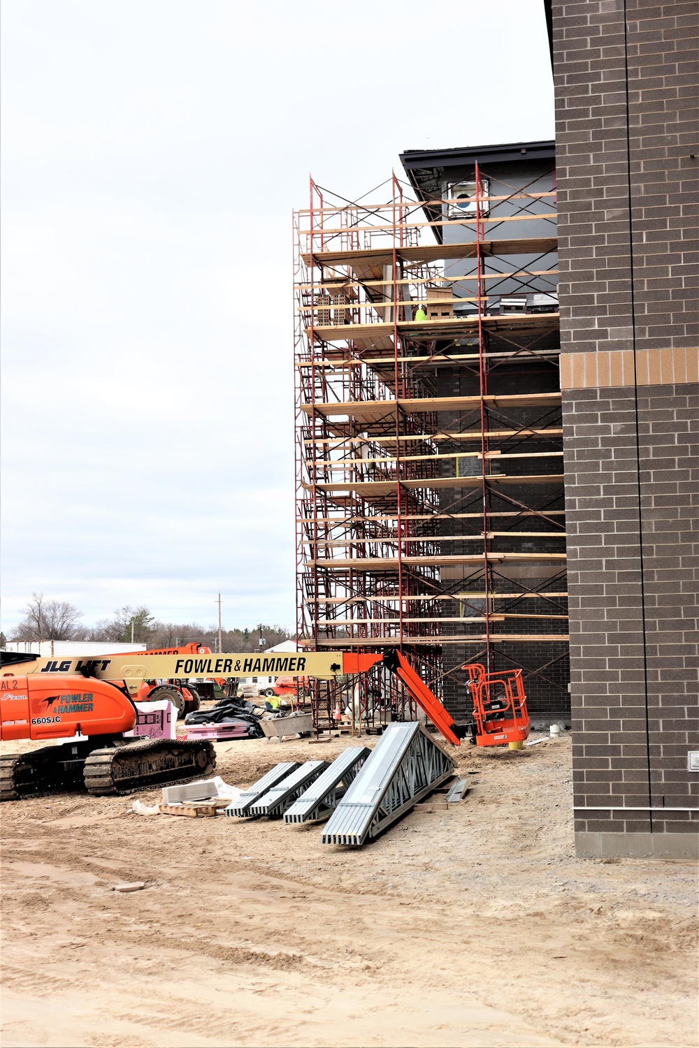 First Fort McCoy transient training barracks construction project surpasses 80 percent complete