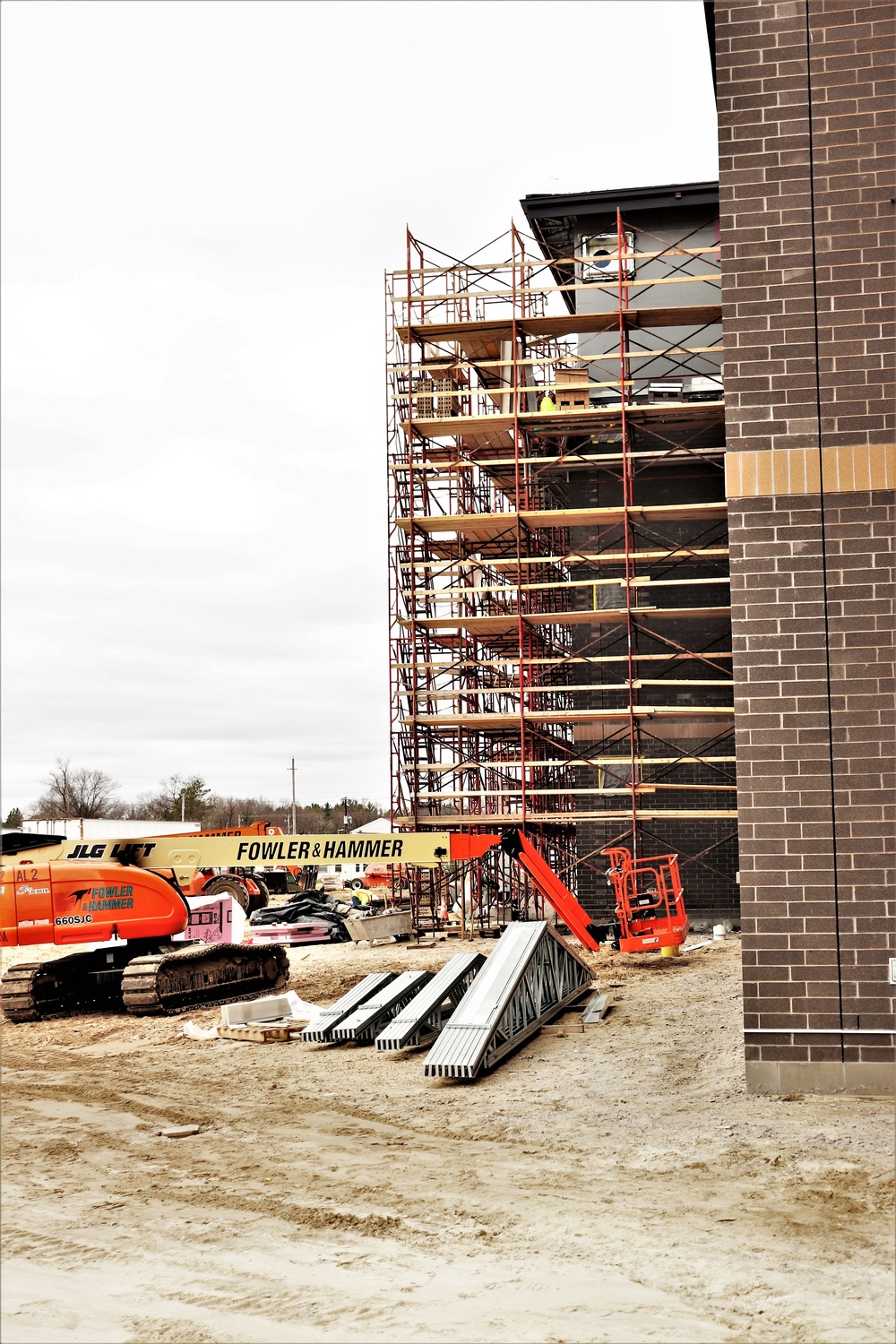 First Fort McCoy transient training barracks construction project surpasses 80 percent complete