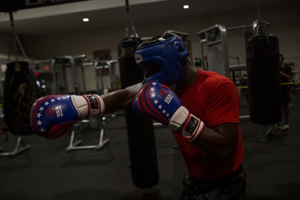 Rolling with the punches, II MEF Marines take on the MACE Boxing Program