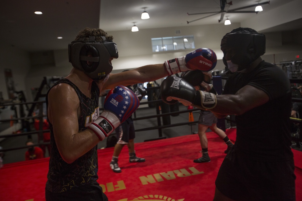 Rolling with the punches, II MEF Marines take on the MACE Boxing Program