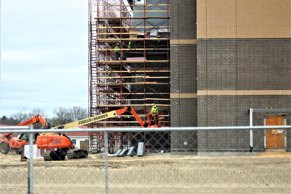 First Fort McCoy transient training barracks construction project surpasses 80 percent complete