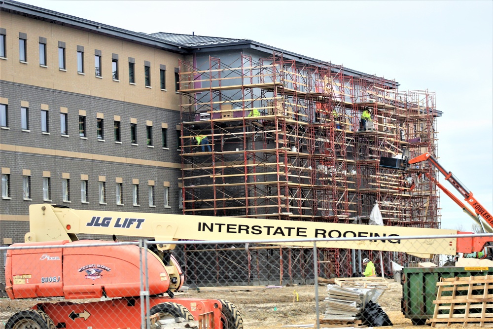 First Fort McCoy transient training barracks construction project surpasses 80 percent complete