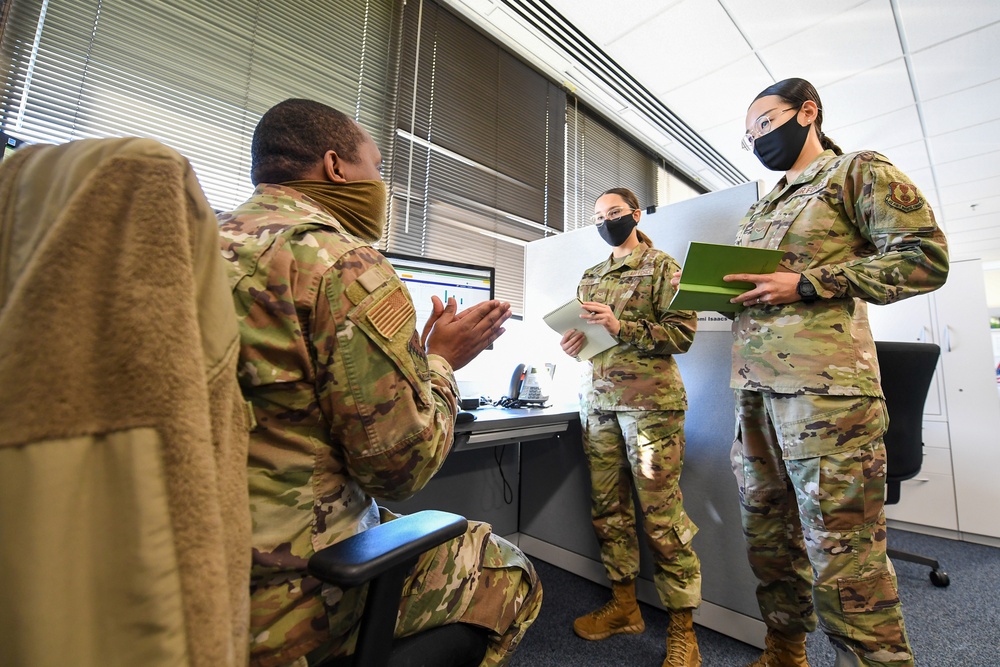 66th Comptroller Squadron training