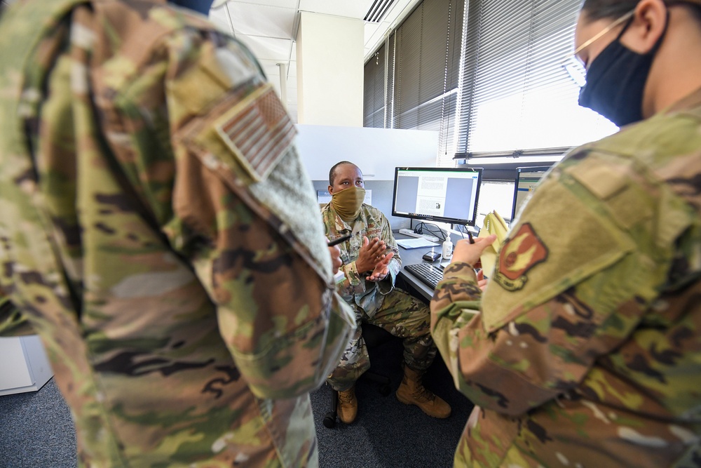 66th Comptroller Squadron training